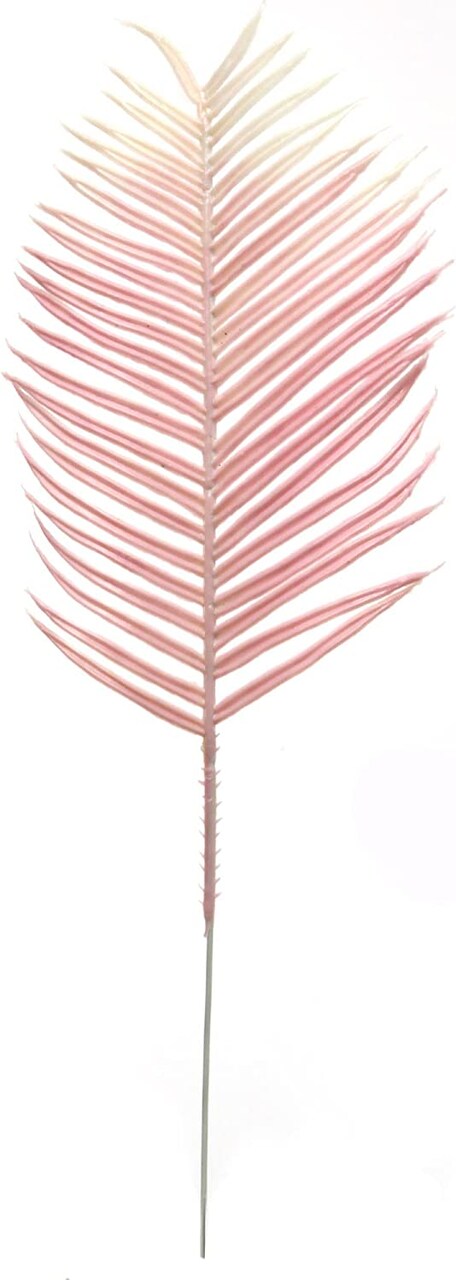 Set of 10 Delicate Pink 5" Cycus Plants - Charming and Vibrant Indoor Décor, Miniature Botanical Delights for Home and Office Spaces, Floral Home by Artificial Flowers